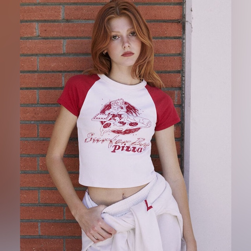 Stranger Things PacSun Graphic Crop Top
